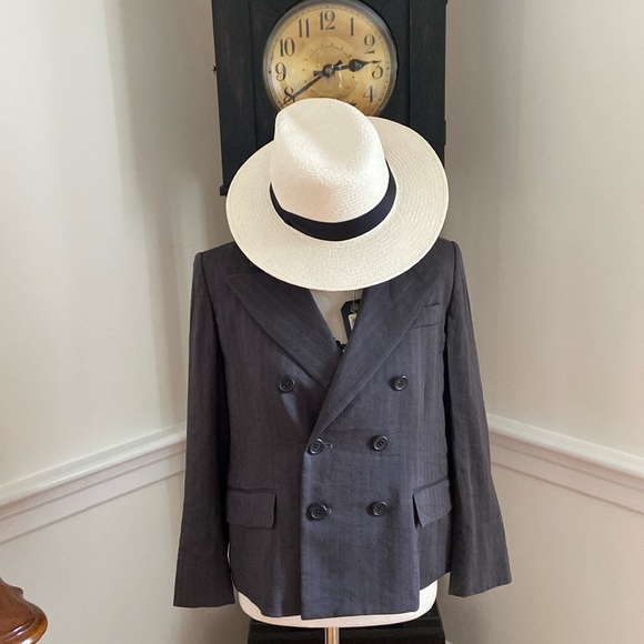 Marc Jacob’s EUC Linen Fully Lined Double Breasted Jacket - Picture 4 of 16